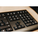 CHERRY KW 3000, toetsenbord Zwart, EU lay-out (QWERTY), Rubberdome, 2,4GHz
