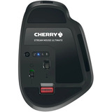 CHERRY Stream mouse ultimate Zwart/koper, 6.000 dpi, Bluetooth / 2.4 GHz / USB