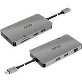 Club 3D USB 3.2 Gen1 Type-C 8-in-1 dockingstation Grijs