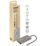 Club 3D USB 3.2 Gen1 Type-C 8-in-1 hub usb-hub Grijs