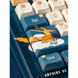 Iqunix ZX75 Sky Encounter Wireless Mechanical Keyboard Blauw, US lay-out (QWERTY), IQUNIX Little Prince, 75%, RGB leds, Hot-swappable, Double-shot PBT, 2.4GHz | Bluetooth 5.1 | USB-C