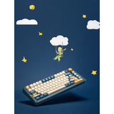 Iqunix ZX75 Sky Encounter Wireless Mechanical Keyboard Blauw, US lay-out (QWERTY), IQUNIX Little Prince, 75%, RGB leds, Hot-swappable, Double-shot PBT, 2.4GHz | Bluetooth 5.1 | USB-C
