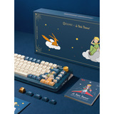 Iqunix ZX75 Sky Encounter Wireless Mechanical Keyboard Blauw, US lay-out (QWERTY), IQUNIX Little Prince, 75%, RGB leds, Hot-swappable, Double-shot PBT, 2.4GHz | Bluetooth 5.1 | USB-C