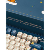 Iqunix ZX75 Sky Encounter Wireless Mechanical Keyboard Blauw, US lay-out (QWERTY), IQUNIX Little Prince, 75%, RGB leds, Hot-swappable, Double-shot PBT, 2.4GHz | Bluetooth 5.1 | USB-C