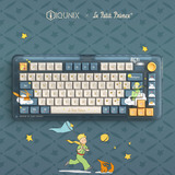 Iqunix ZX75 Sky Encounter Wireless Mechanical Keyboard Blauw, US lay-out (QWERTY), IQUNIX Little Prince, 75%, RGB leds, Hot-swappable, Double-shot PBT, 2.4GHz | Bluetooth 5.1 | USB-C