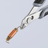 KNIPEX Electronic Super Knips ESD 78 03 125 ESD elektronica-tang Grijs