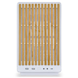 Lian Li A3-mATX White (Wood Edition) midi tower behuizing Wit/houtkleur | 2x USB-A | 1x USB-C | Tempered Glass