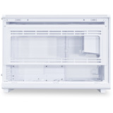 Lian Li A3-mATX White (Wood Edition) midi tower behuizing Wit/houtkleur | 2x USB-A | 1x USB-C | Tempered Glass