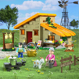 Lumibricks Farm Life - Farmstead Cheese House Constructiespeelgoed F9049