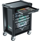 Wera 9700 Tool Rebel werkplaatswagen 1, 94-delig gereedschapswagen Zwart, Incl. 4 schuimrubber inzetstukken met gereedschap