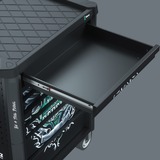 Wera 9700 Tool Rebel werkplaatswagen 1, 94-delig gereedschapswagen Zwart, Incl. 4 schuimrubber inzetstukken met gereedschap