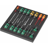 Wera 9700 Tool Rebel werkplaatswagen 1, 94-delig gereedschapswagen Zwart, Incl. 4 schuimrubber inzetstukken met gereedschap