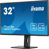 iiyama ProLite XB3270QSU-B1 31.5" monitor Zwart, 100Hz, HDMI, DisplayPort, USB, Adaptive Sync