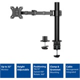 ACT Connectivity Monitorarm office solid pro, 1 scherm Zwart