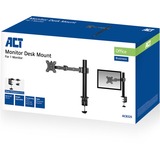 ACT Connectivity Monitorarm office solid pro, 1 scherm Zwart