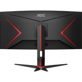 AOC CU34G2XP/BK 34" Curved UltraWide gaming monitor Zwart, 2x HDMI, 2x DisplayPort