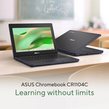 ASUS Chromebook CR11 CR1104CTA-NS0067 11.6"  laptop Grijs | N150 | Intel Graphics | 4 GB | 32 GB eMMC | Touch