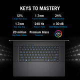 ASUS ROG Zephyrus G16 GA605KM-QR010W 16"  Copilot+ gaming laptop Grijs | Ryzen AI 7 350 | RTX 5060 | 32 GB | 1 TB SSD | OLED