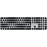 Apple Magic Keyboard met Touch ID en numeriek toetsenblok, toetsenbord Grijs/zwart, NL lay-out, Bluetooth