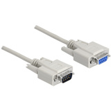 DeLOCK Serial RS-232 extension 9-Pin male naar 9-Pin female kabel 2 meter