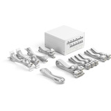 Fractal Design ION Gold 3 1000W White voeding  Wit, 3x PCIe, 1x 12V-2x6, Kabelmanagement