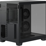 Fractal Design Pop 2 Vision midi tower behuizing Zwart | 1x USB-A | 1x USB-C | Tempered Glass