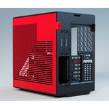 HYTE Y60 midi tower behuizing Rood/zwart | 3x USB-A | Tempered Glass
