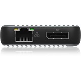 ICY BOX IB-DK4060-CPD 9 in 1 Mobile DockingStation with Triple Video Output Zwart, HDMI, DisplayPort, LAN, USB Type-C