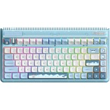 Iqunix OG80 Wintertide Wireless Mechanical Keyboard Lichtblauw, US lay-out (QWERTY), IQUNIX Moonstone Turbo, 80% (TKL)	, RGB leds, Hot-swappable, PBT, 2.4GHz | Bluetooth 5.1 | USB-C