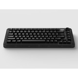 Iqunix ZX75 Dark Side Wireless Mechanical Keyboard, gaming toetsenbord Zwart, US lay-out, Gateron Brown, RGB leds, 75%, Hot-swappable, Double-shot PBT, 2.4GHz | Bluetooth 5.1 | USB-C