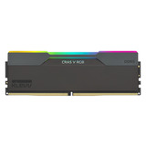 KLEVV 64 GB DDR5-6000 (2x 32 GB) Kit werkgeheugen Zwart, KD5BGUA80-60A300G, CRAS V RGB, XMP 3.0, EXPO