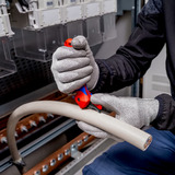 KNIPEX Kabelmes, met glijschoen Rood/blauw