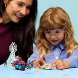 LEGO LEGO Spidey on his Motorcycle vs. Rhino Constructiespeelgoed 