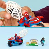 LEGO LEGO Spidey on his Motorcycle vs. Rhino Constructiespeelgoed 