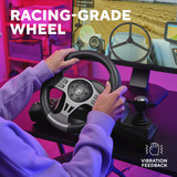 Trust GXT 289 Movi racestuur stuur Zwart, Pc, Xbox Series X/S, Switch, PlayStation 4