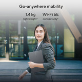 ASUS ExpertBook B1 B1403CVA-S63659XA 14"  laptop Grijs | Core i3-1315U | UHD Graphics | 8 GB | 256 GB SSD