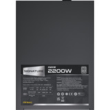 Antec Signature 2200 Platinum ATX3.1 modulaire 2200 watt voeding  Zwart, 2x 12V-2x6, 6x PCIe, 4x PCIe, 2x 12V-2x6, Kabelmanagement