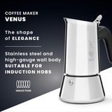 Bialetti Venus 1683 espressomachine Zilver, 6-kops