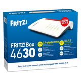 FRITZ! Box 4630 Edition International router Wit/rood, Mesh Wi-Fi, 2.5 GBit/s