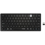 Kensington Multi-Device Dual Wireless Compact Keyboard, toetsenbord Zwart, US lay-out, Scissor switches
