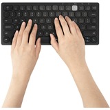 Kensington Multi-Device Dual Wireless Compact Keyboard, toetsenbord Zwart, US lay-out, Scissor switches