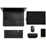 Kensington Multi-Device Dual Wireless Compact Keyboard, toetsenbord Zwart, US lay-out, Scissor switches