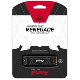 Kingston FURY Renegade 1 TB SSD Zwart, SFYRS/1000G, M.2 2280, PCIe 4.0 NVMe