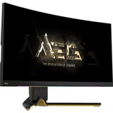 MSI MEG 342C QD-OLED 34.18" Curved UltraWide gaming monitor Zwart/goud, 2x HDMI, DisplayPort, 4x USB-A, USB-B, USB-C, 175 Hz