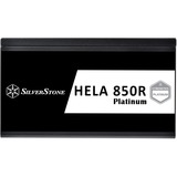 SilverStone HELA 850R Platinum, 850W voeding  Zwart, 4x PCIe, Kabelmanagement