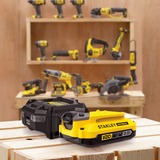 Stanley FatMax 18V startset 1x 2,0Ah Accu + Lader V20 oplaadstation Zwart/geel