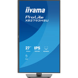 iiyama ProLite XB2793HSU-B1 27" monitor Zwart (mat), 120Hz, HDMI, DisplayPort, USB, Audio