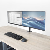 ACT Connectivity Essentials Monitorarm 32", 2 schermen Zwart