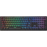 Ducky Zero 6108 Classic Black RGB mechanisch gaming toetsenbord Zwart, US lay-out (QWERTY), Cherry MX2A Speed Silver, 100%, RGB leds, Double-shot PBT, hot swap, 2.4GHz | Bluetooth | USB-C