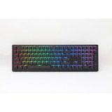 Ducky Zero 6108 Classic Black RGB mechanisch gaming toetsenbord Zwart, US lay-out (QWERTY), Cherry MX2A Speed Silver, 100%, RGB leds, Double-shot PBT, hot swap, 2.4GHz | Bluetooth | USB-C